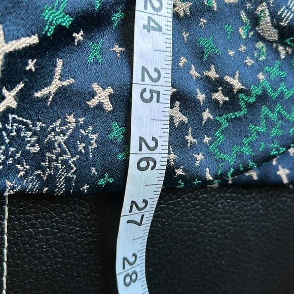 ZADIG and VOLTAIRE Viking Jacquard Glam Blazer Jacket Single Button Green Blue - Picture 16 of 16